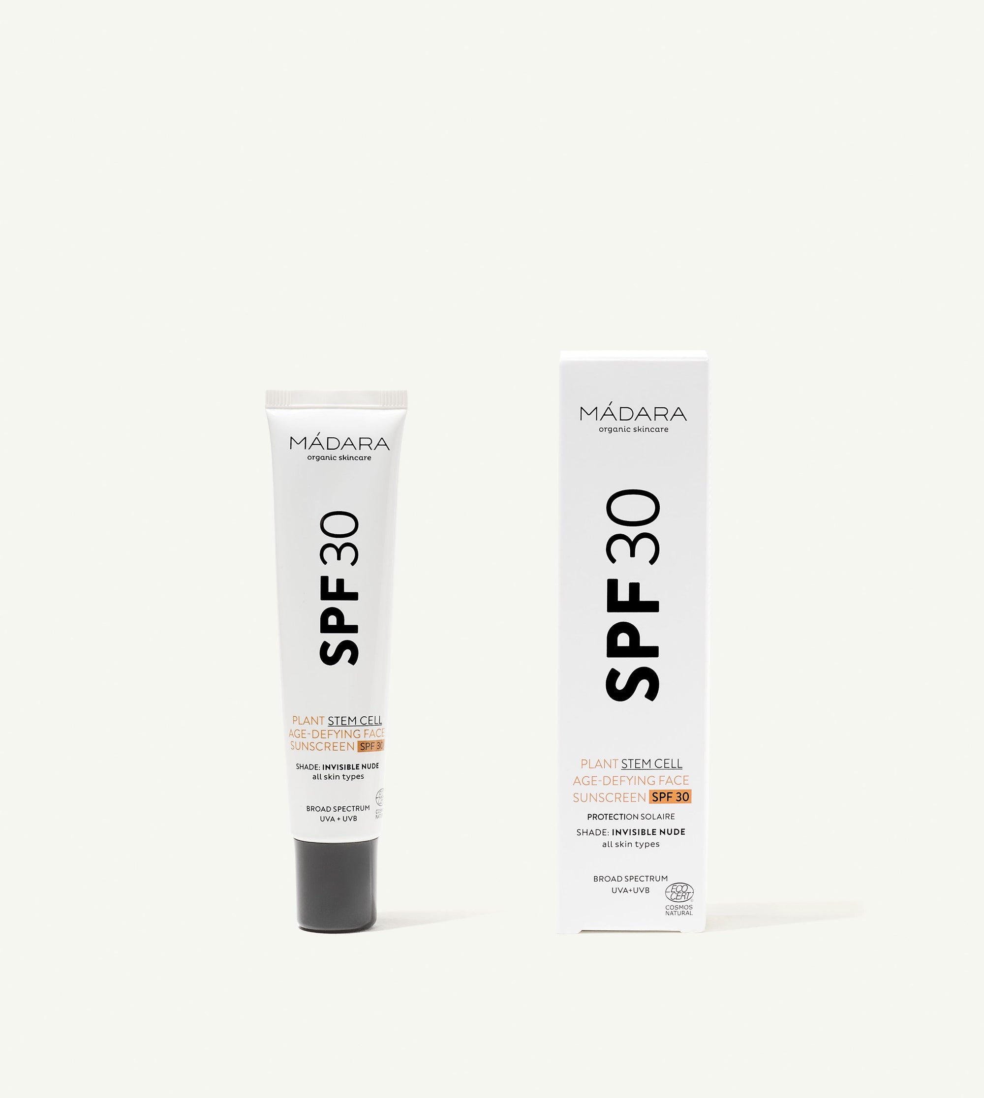 SPF 30 Crème solaire visage anti-âge Plant Stem Cell