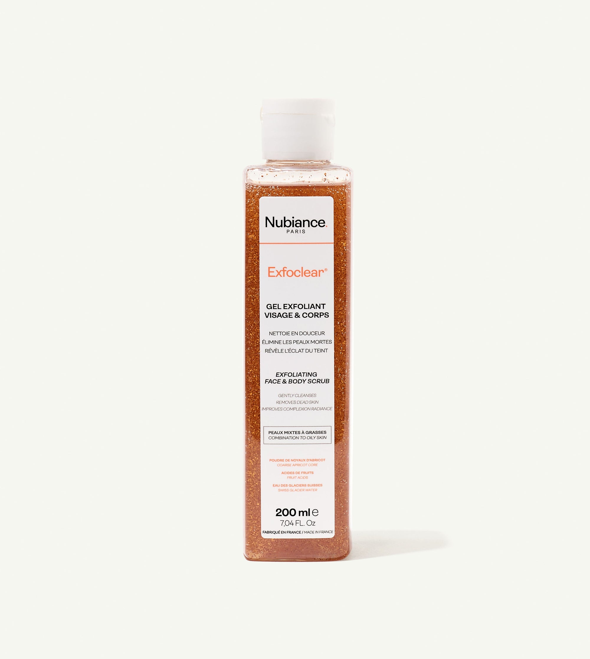 Exfoclear Gel exfoliant visage et corps anti-imperfections