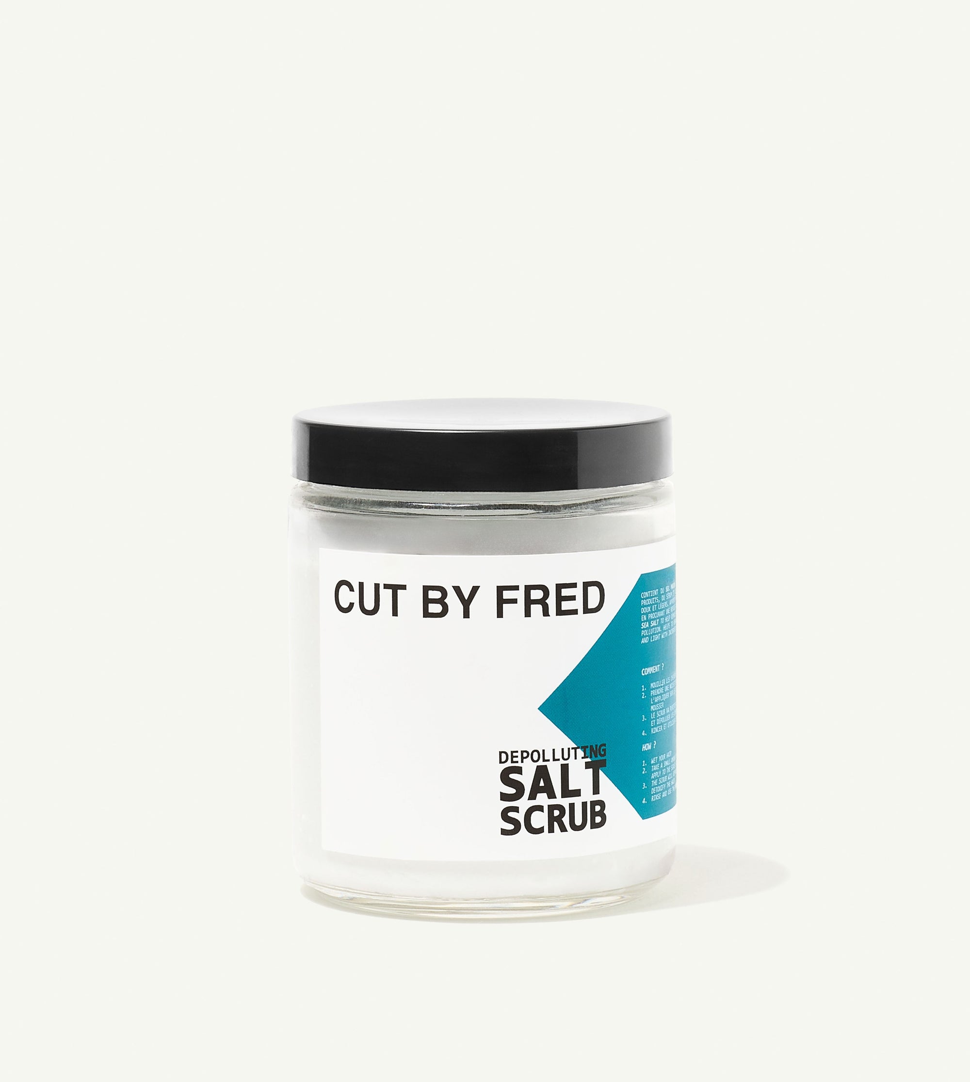 Depolluting salt scrub