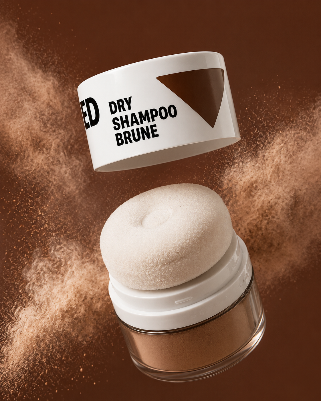 Dry shampoo brune - poudre volumisante teintée