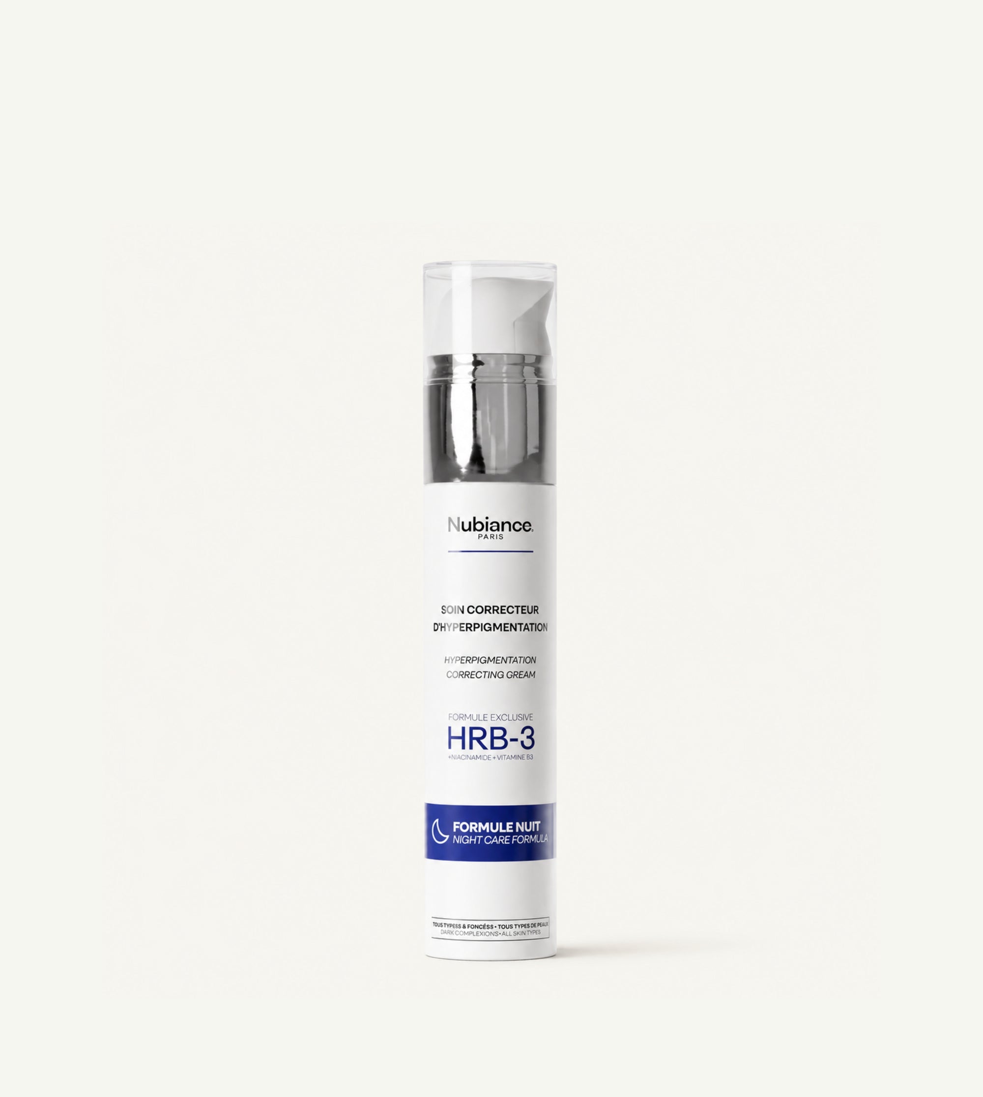 Soin Nuit HRB-3 Crème visage de nuit correcteur d'hyperpigmentation