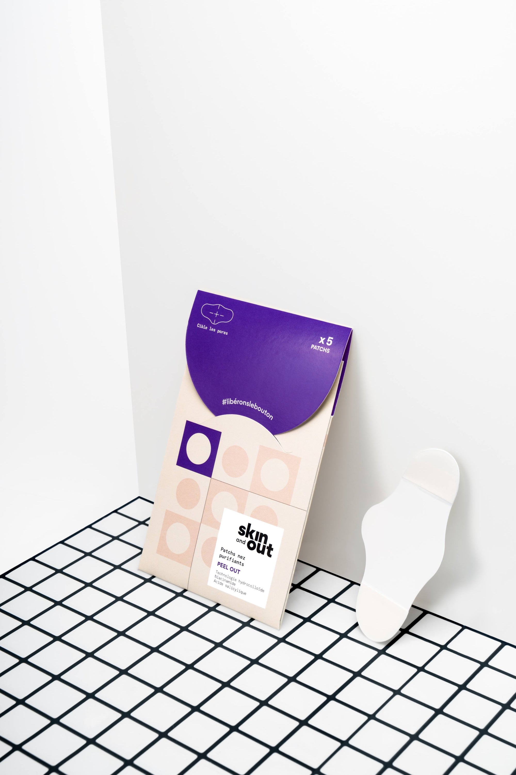 PEEL OUT Patchs nez purifiant x5