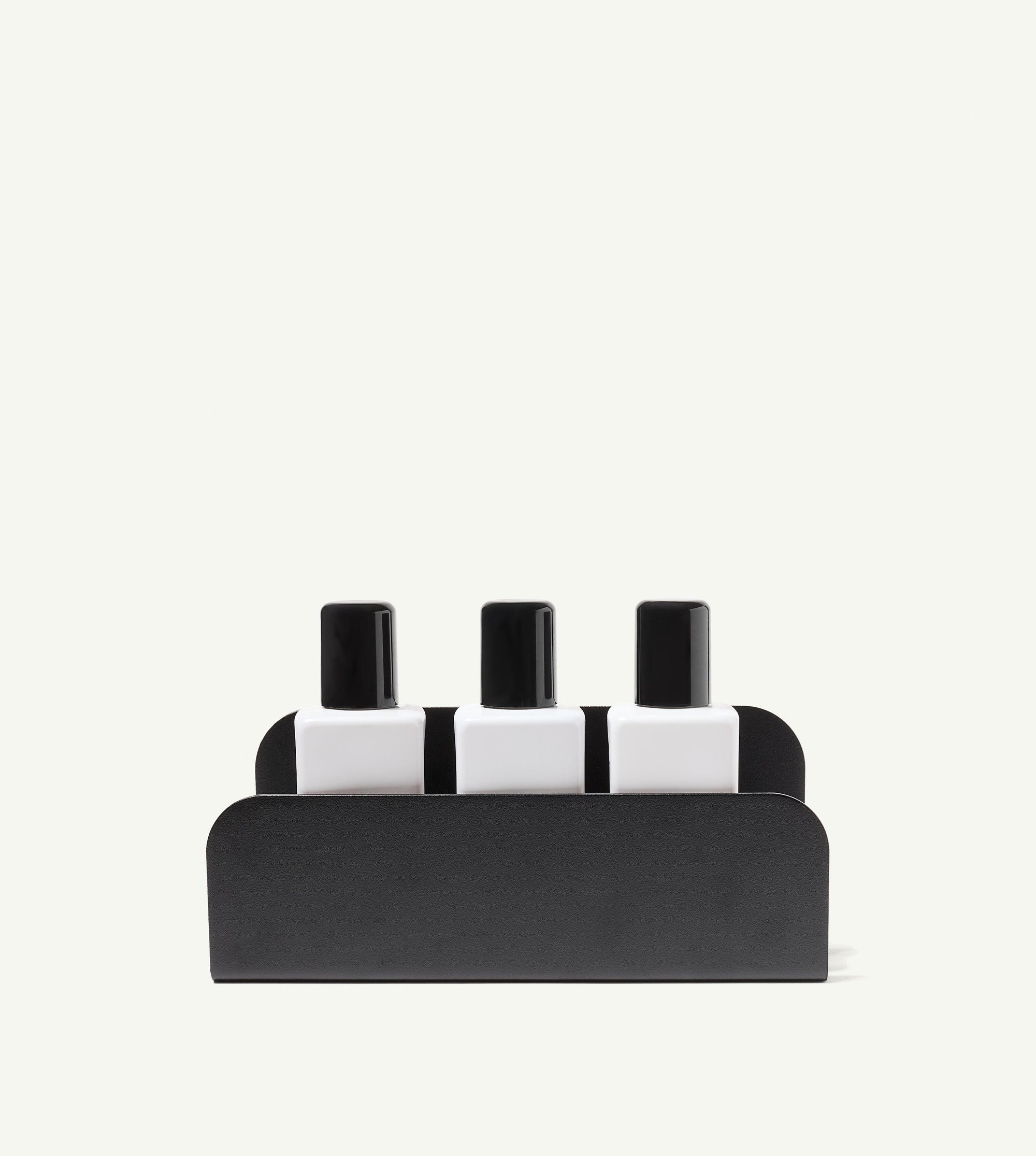 Etagère de douche noir grand rebord