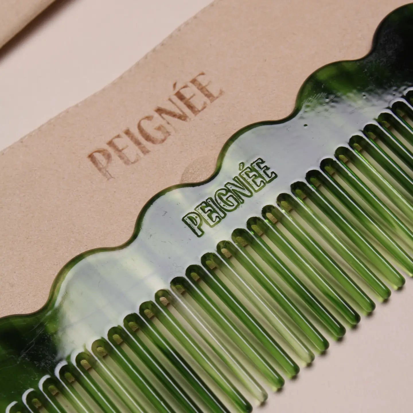 Peigne Signature - Emeraude