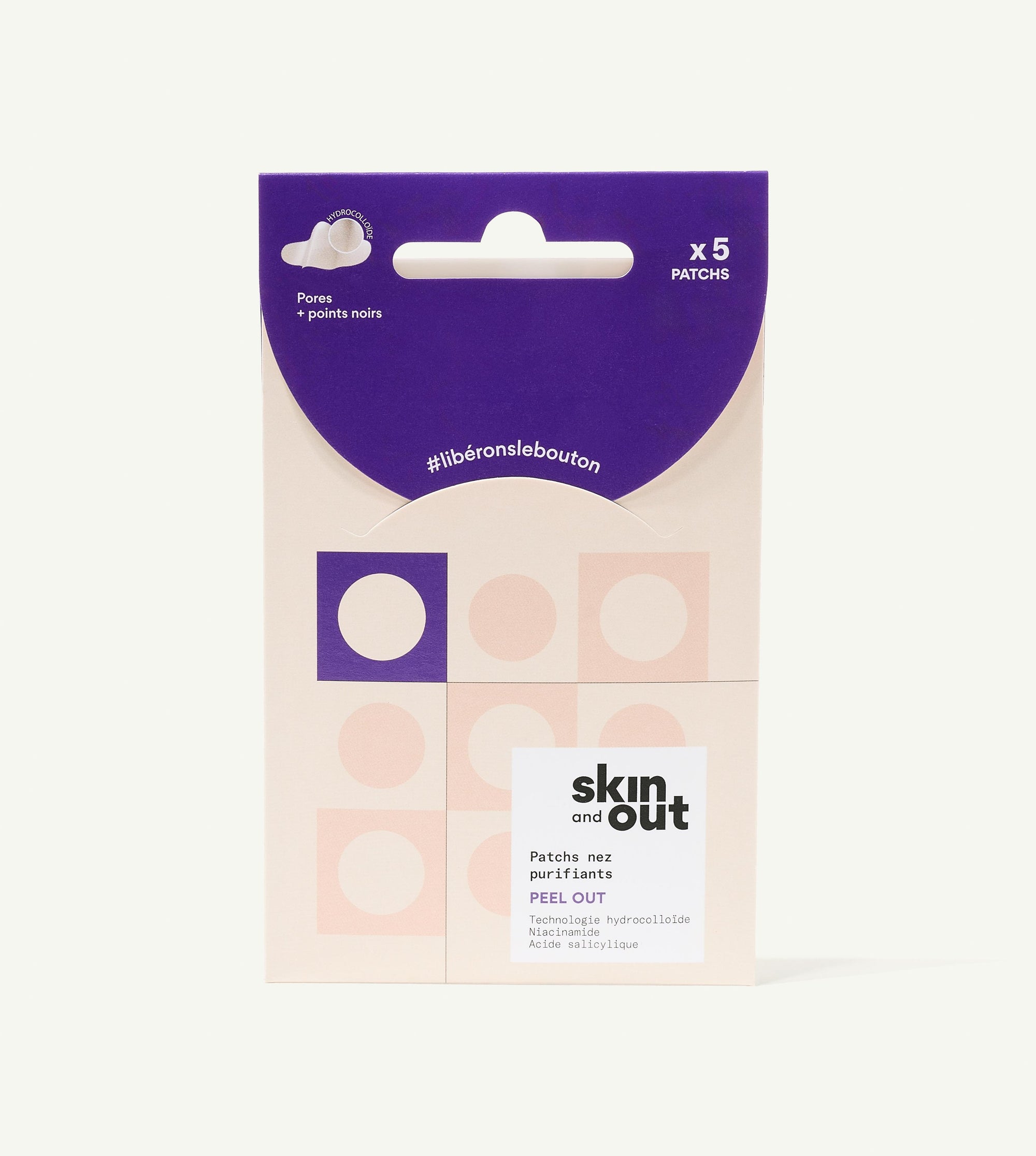 PEEL OUT Patchs nez purifiant x5