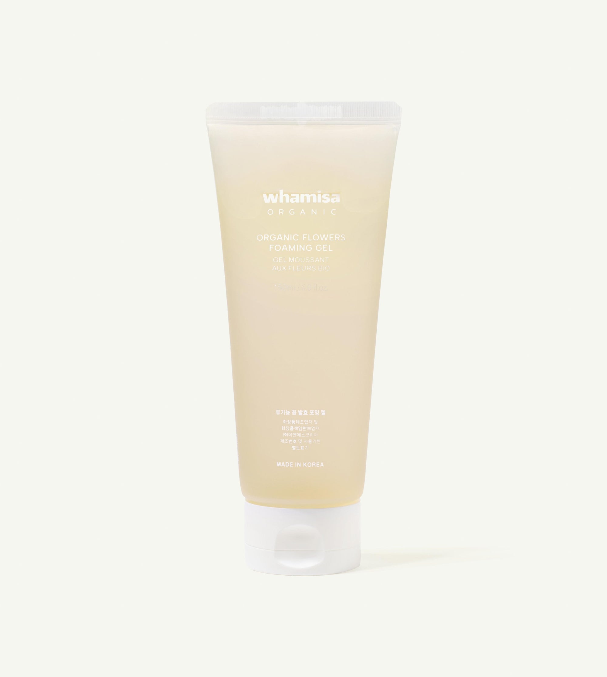 Gel nettoyant moussant aux fleurs bio fermentées