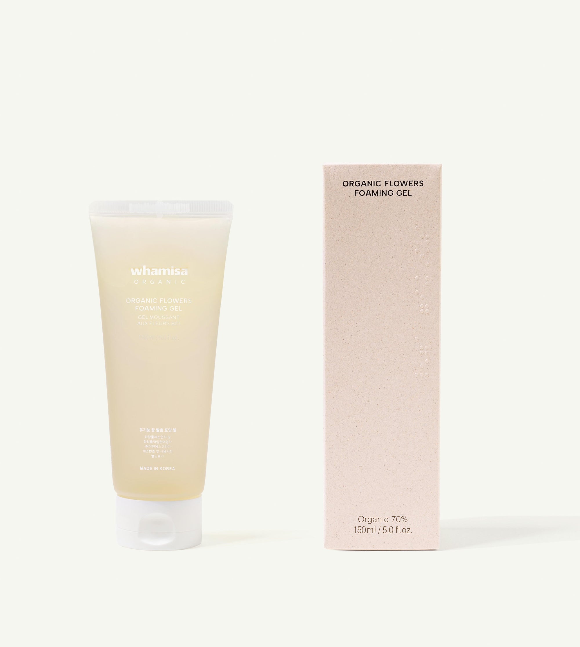 Gel nettoyant moussant aux fleurs bio fermentées